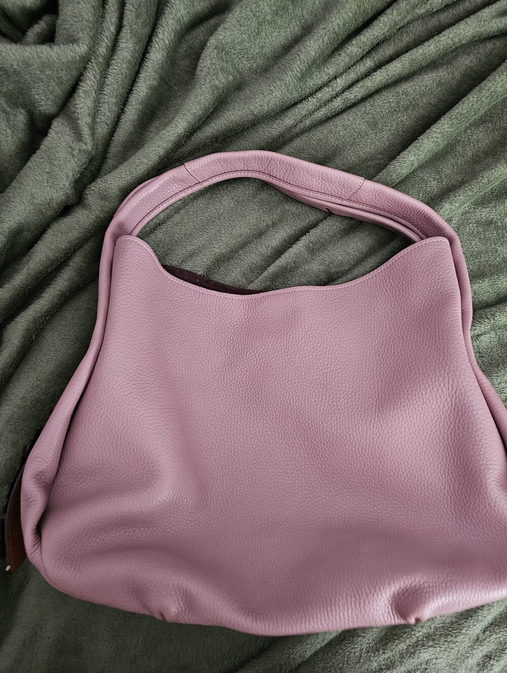 Coach 1941 Bandit 39 Rare dusty rose Tea Rose Rivets Hobo With Oxblood suede 🌸